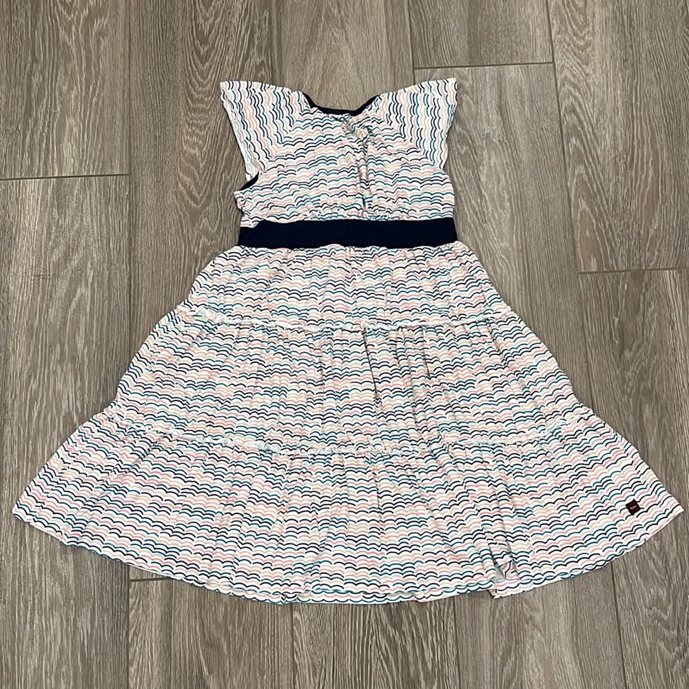 Tea Collection Flutter Sleeve Ruffle Dress - Picture 3 of 4